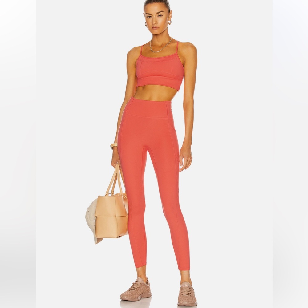 Bandier Le Ore GLOW‎ Women's Lucca High Rise Pocket Leggings Size XS